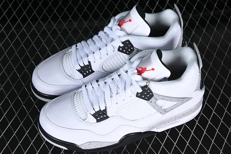All categories Air Jordan Jordan series basketball shoes Air Jordan 4 GX foreign trade version Air Jordan 4 Retro "White Cement" AJ4 Joe 4 white cement white gray 840606-192